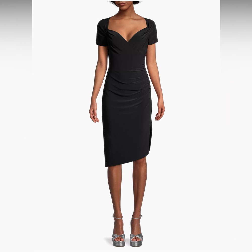 Norma Kamali | Sweetheart Side Drape Ruched Dress